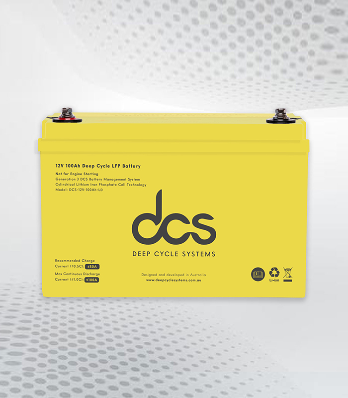 12-V-100-Ah -Lithium-Ionen- Deep-Cycle-Batterie